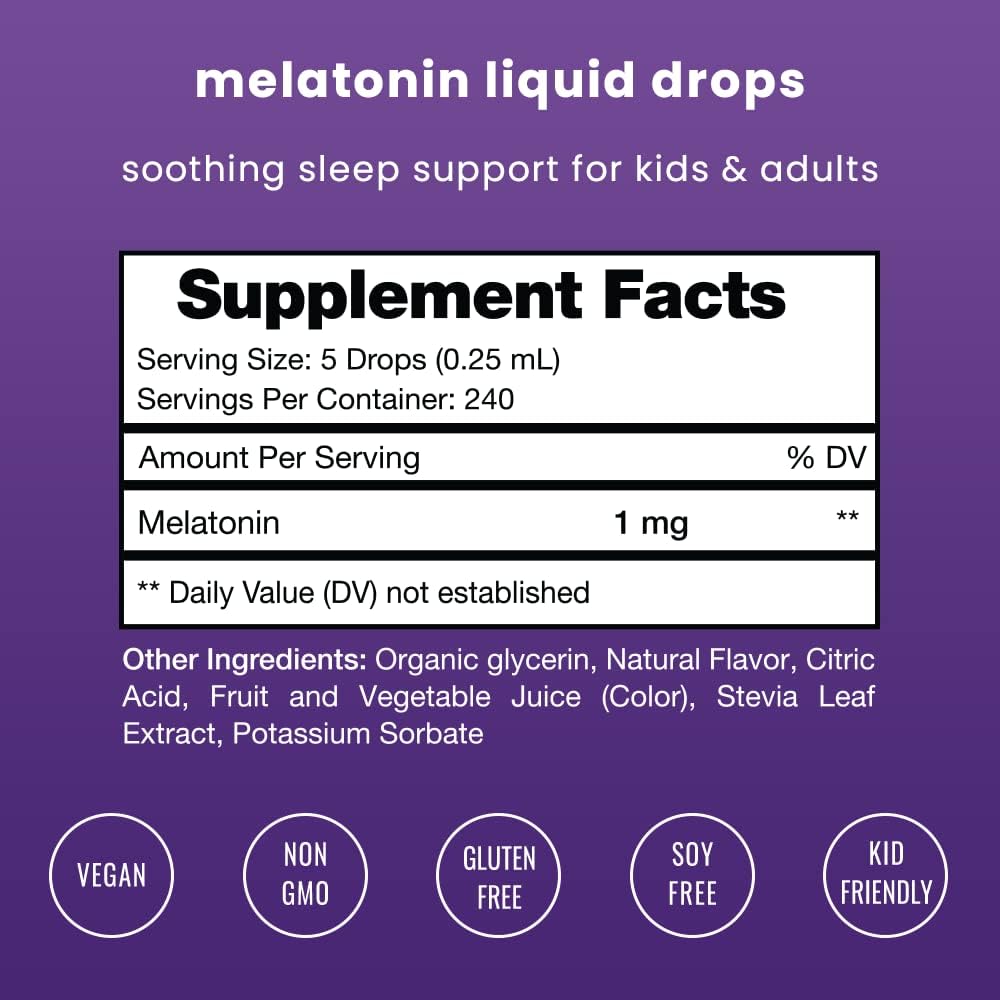 NutraChamps Super Greens Powder and (2-Pack) Liquid Melatonin Drops Bundle